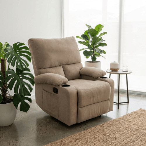 كرسي استرخاء ثابت بتصميم فاخر ومريح