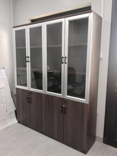 دولاب مكتبي فاخر 2 باب مقاس 80 سم