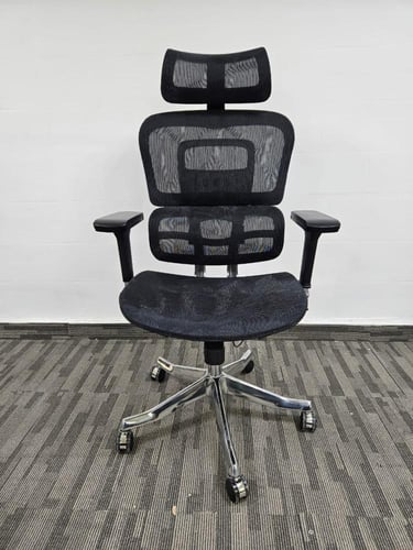 كرسي مكتب شبكي بتصميم مريح للجلوس لفترات طويلة