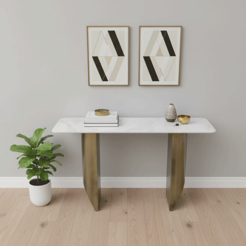 كونسول مودرن للمداخل والممرات بتصميم هندسي مميز مق...