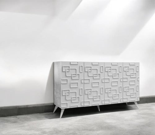 دولاب استقبال مقاس 150 سم لون رمادي فاتح