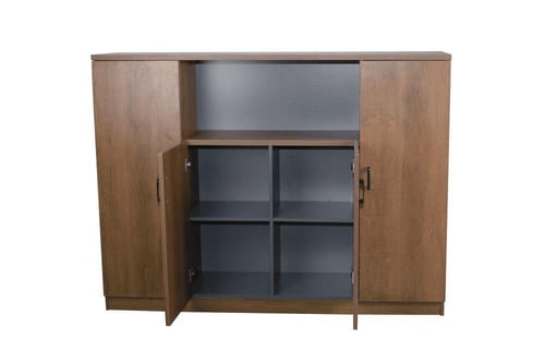 خزانة تخزين أنيقة وعملية للمكتب مقاس 160 سم