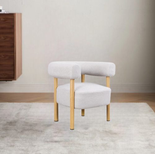 كرسي مفرد بوكلية بتصميم عصري