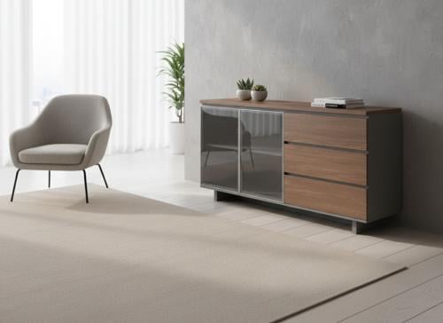 دولاب جانبي أنيق وعصري للمكتب