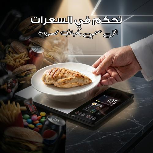 ميزان للجسم + ميزان تحليل الاكل
