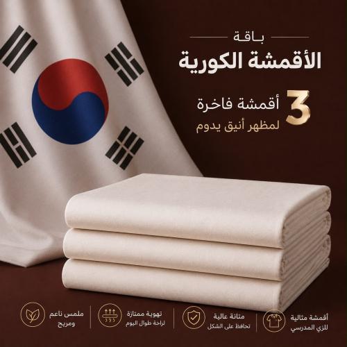 باقة الاقمشة الكورية ( التراز )
