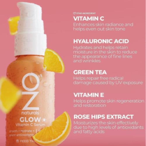 اوز ناتشورال - سيروم فيتامين سي للوجه - 30 مل - OZ...
