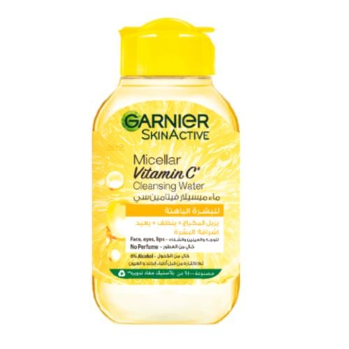 غارنييه - ماء ميسيلار فيتامين سي لإزالة المكياج وت...