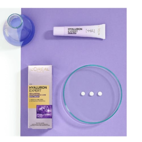 لوريال باريس - كريم مرطب للعين هيالورون إكسبرت بحم...