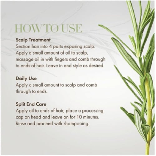 ميلي - زيت اكليل الجبل والنعناع للشعر - 59 مل - MI...