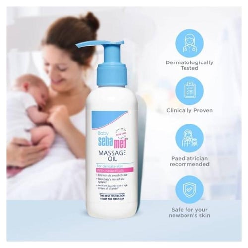 سيباميد - زيت مساج للأطفال بالزيوت الطبيعية - 150...