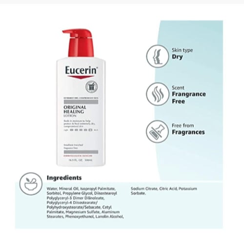 يوسرين - لوشن للجسم اوريجينال هيلينج للبشرة شديدة...