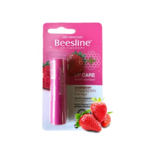 بيزلين - مرطب شفاه فراولة لماعة للشفاه الجافة والح...