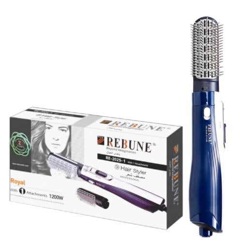 ريبون - مصفف احترافي للشعر RE-2025-1 مع ملحق واحد