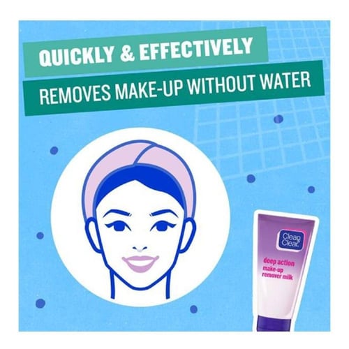 كلين اند كلير - مزيل مكياج عميق المفعول لتنظيف الب...