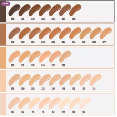 ميبلين - كريم اساس سائل فيت مي - MAYBELLINE- warm...