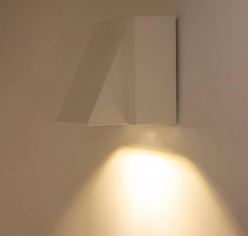 انارة جدارية خارجية المنيوم ابيض 4وات