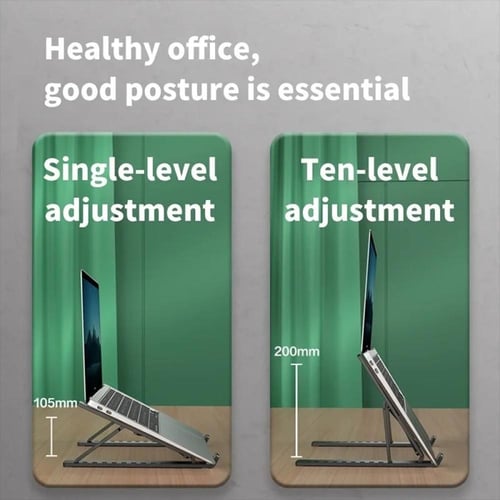 حامل كمبيوتر محمول قابل للطي والتعديل