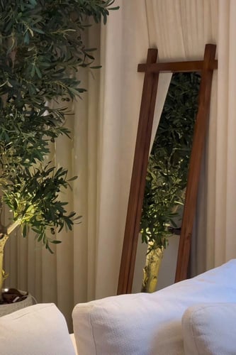 مرايا أرضية كلاسيك من الخشب الطبيعي – فخامة خالدة...