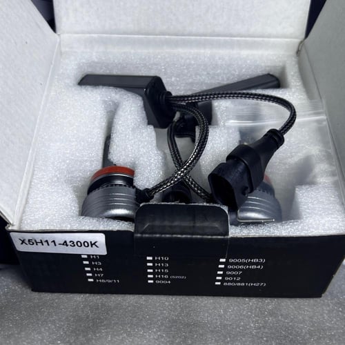 طقم لمبات ليد 100W 18000LM 4300K