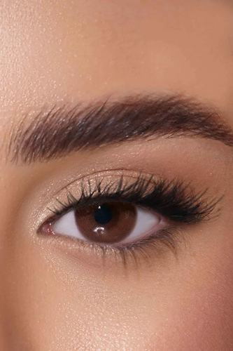 عدسات افل ديب اليومية - عدسات ملونة بنية زينة - عب...