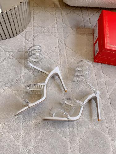 Rene Caovilla Cleo Crystal Embellished Sandals