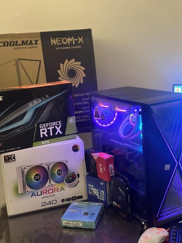 أقساط كمبيوتر ألعاب PC Gaming بمعالج i9