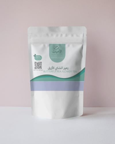 زهور الشاي الأزرق