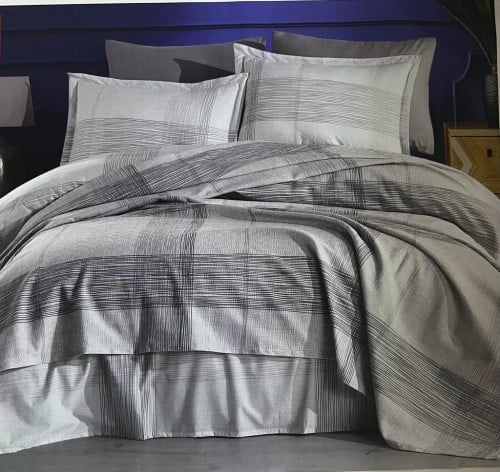 لحاف وشرشف 4 قطع قطنKARIN1