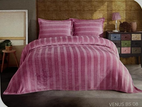 بطانية سرير مخمل مزدوج VENUSBS08
