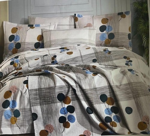 لحاف وشرشف 4 قطع قطنDALI5