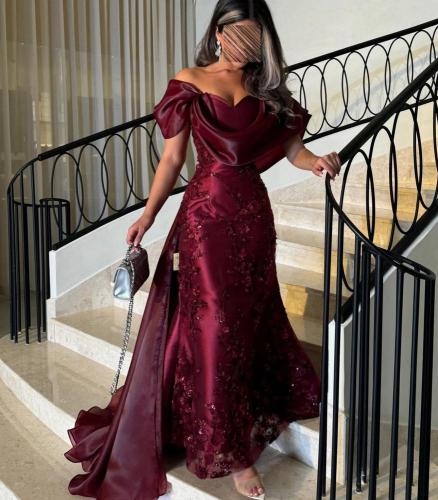 A velvet dress