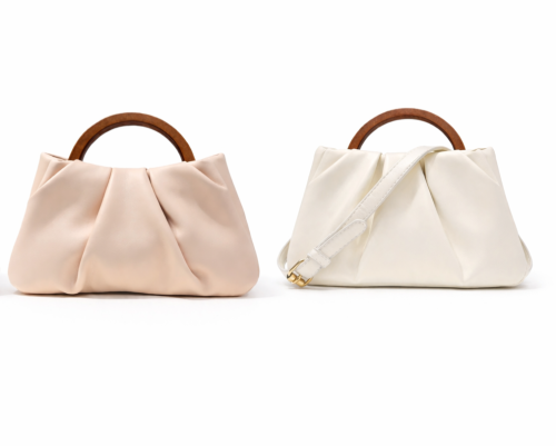 Claude bag with luxurious wood touch
