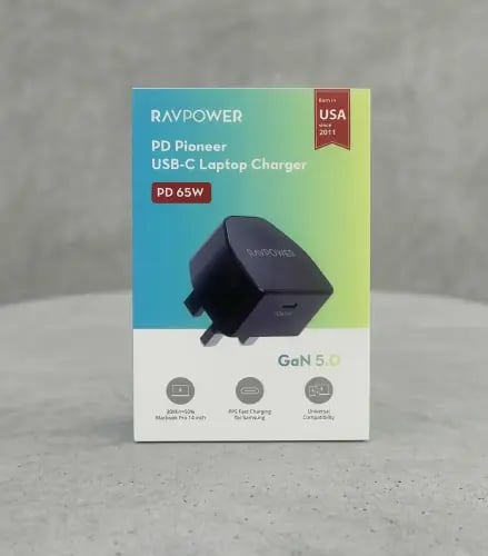 Wall charger to USB-C from RAVPOWER with power 65W