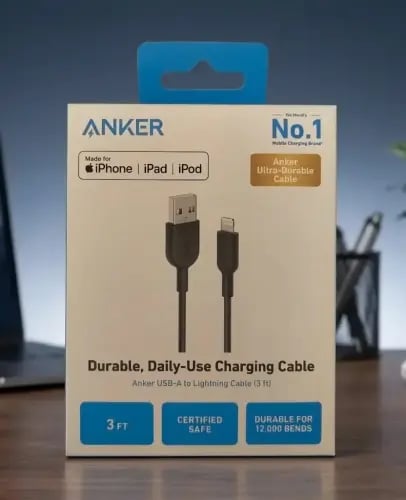 Charging cable 0.9 meter USB-A to USB-C from ANKER...