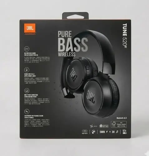 JBL TUNE 520BT Bluetooth Headphones