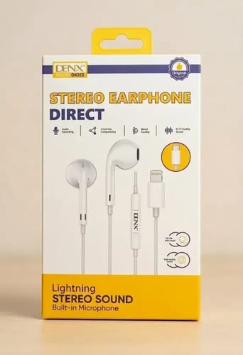 Wired Lightning Earphones (iPhone port) from DENX
