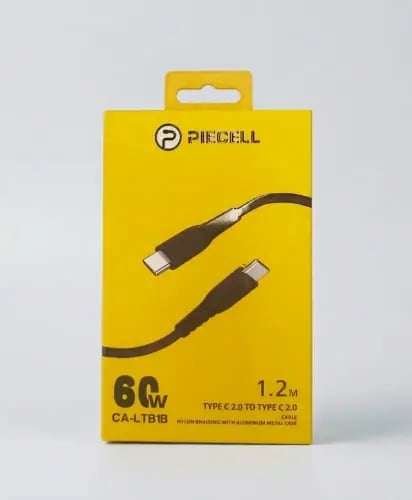 Charging cable 1.2 meters USB-C to USB-C braided n...