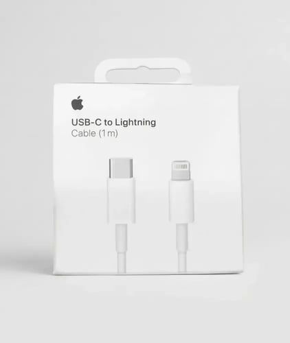 1 meter charging cable USB-C to LIGHTNING (iPhone port) from Apple