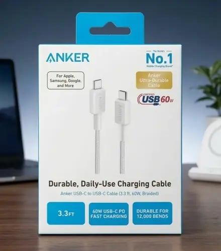 Charging cable 1 meter USB-C to USB-C from ANKER w...