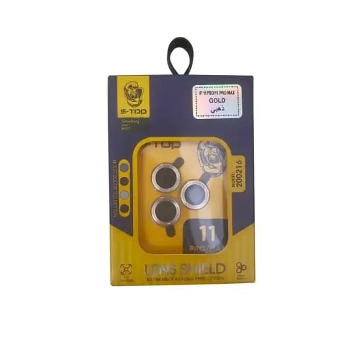 Camera protection lenses in various colors from S-TOP