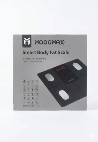 ميزان Moogmax الذكي لقياس نسبة الدهون في الجسم (مو...