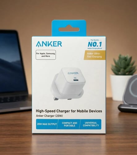 Wall charger to USB-C from ANKER with power 20W