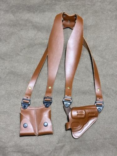 جراب مسدس محالة 5 خانات جلد طبيعي