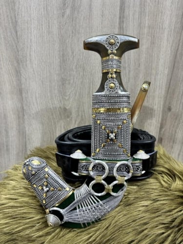 جنبية خنجر فضة الكايدة