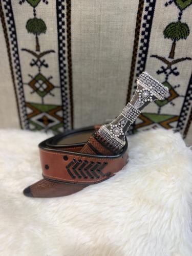 Silver horn blade knife