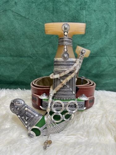 جنبية خنجر فضة