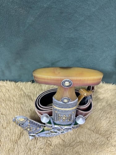 جنبية خنجر مخلوط حك زراف