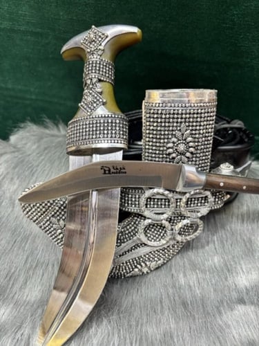 جنبية خنجر فضة