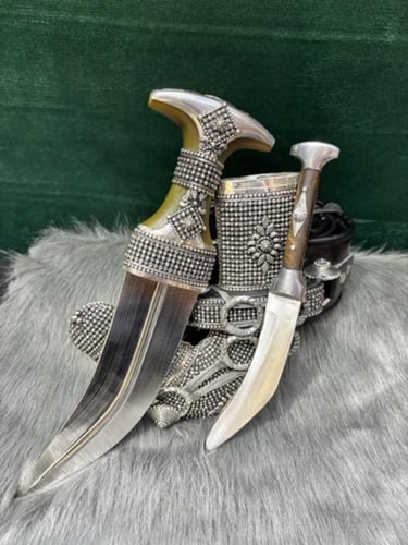 جنبية خنجر فضة